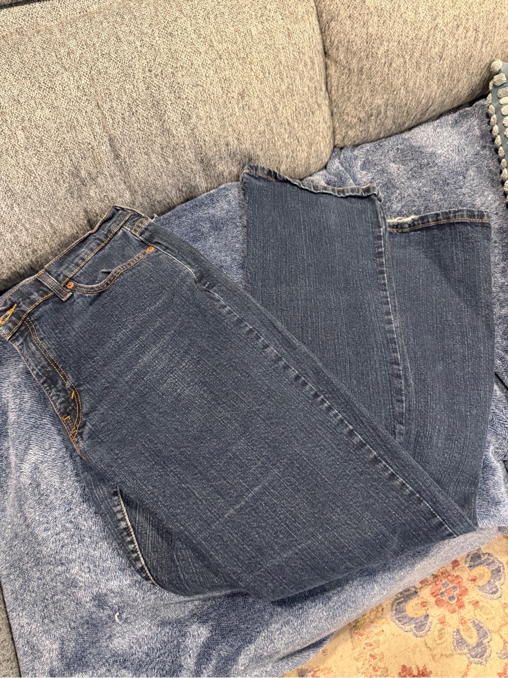 Levi’s 515 Bootcut Dark Wash Jeans Size 14